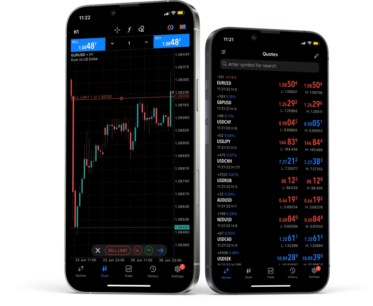 Financial analysts reviewing market data on digital screens