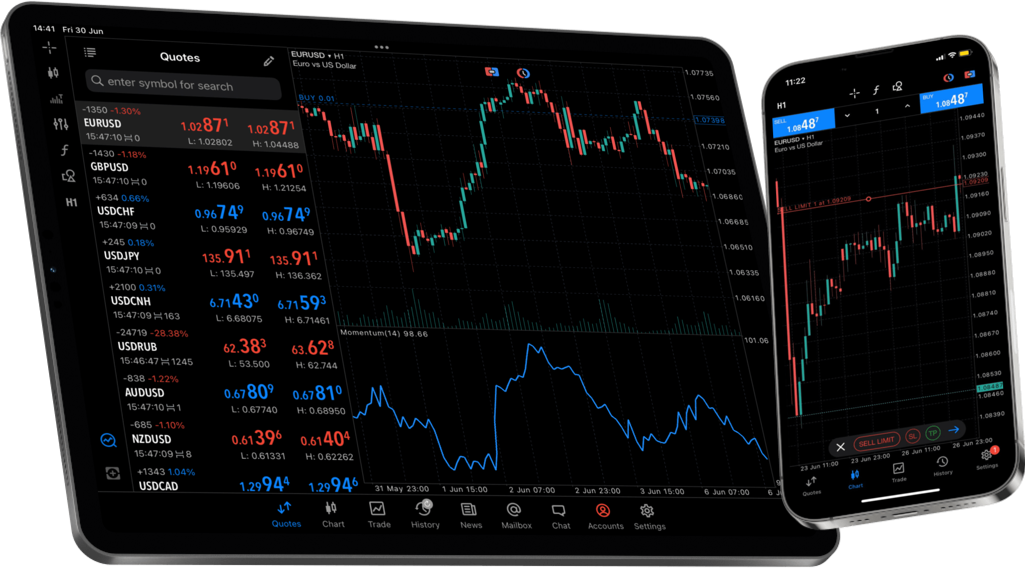 Person analyzing digital financial charts